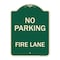 Signmission No Parking Fire Lane Heavy-Gauge Aluminum Architectural Sign, 24" x 18", G-1824-23622 A-DES-G-1824-23622 - alternate 1
